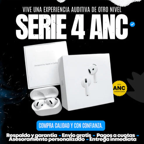🎧AirPods Serie 4 ANC (1.1) + FUNDA PROTECTORA