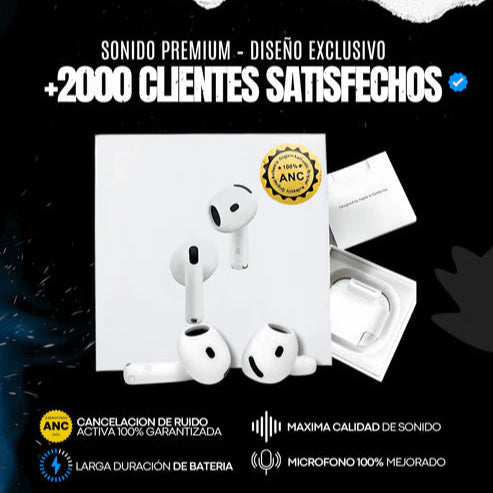 🎧AirPods Serie 4 ANC (1.1) + FUNDA PROTECTORA
